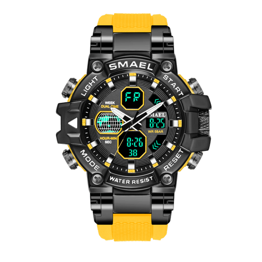 Sport Watches - Men Watch Military Army 50M Waterproof Auto Date Alarm Clock 8027 Quartz (MA9)(RW)(1U84)
