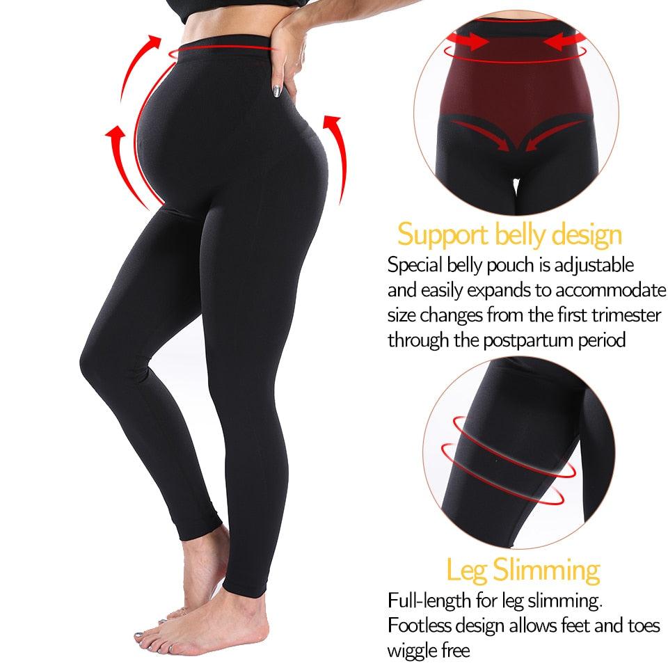 High Waist pregnancy Leggings Skinny Maternity clothes for