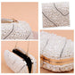 Gorgeous Full Beaded Women Clutch Bag - Flower Pearl Luxury Designer Handbag Diamond Wedding Purse Small Chain Evening Bag Sac A Main (WH1)(WH6)(1U43) - Deals DejaVu