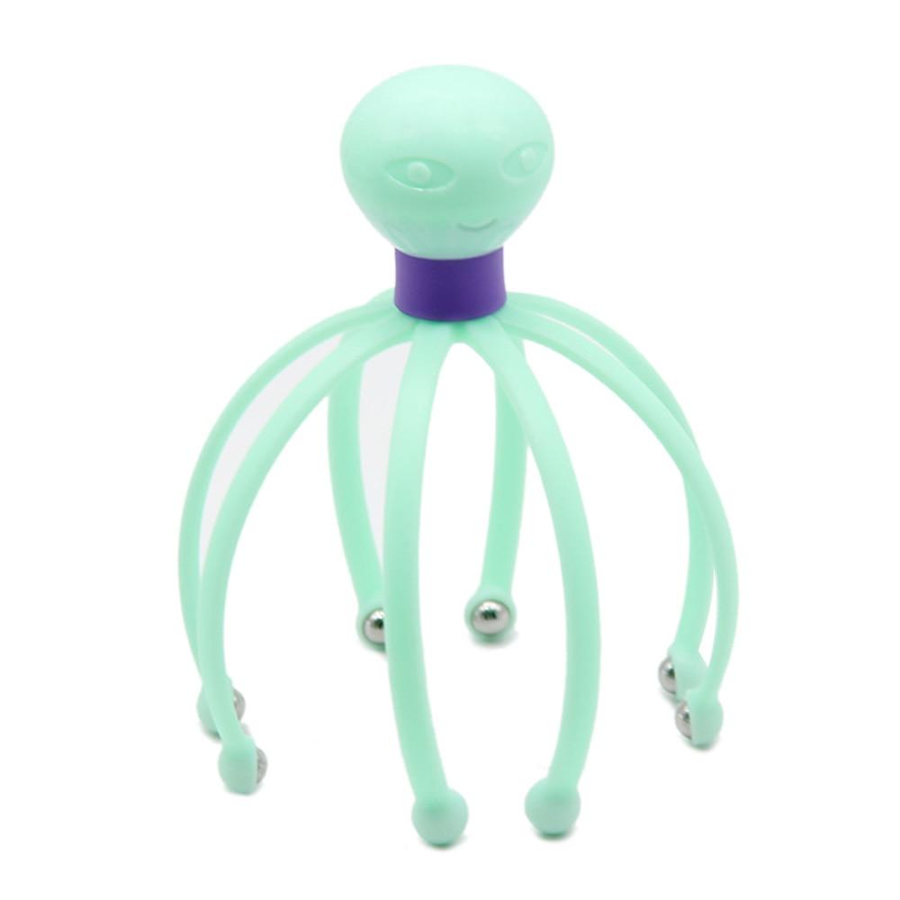 Head Massager Octopus Scalp Stress Relax Neck Massage Body Head Massage Beauty Tool(M5)(1U86)(BD4)(1U45)