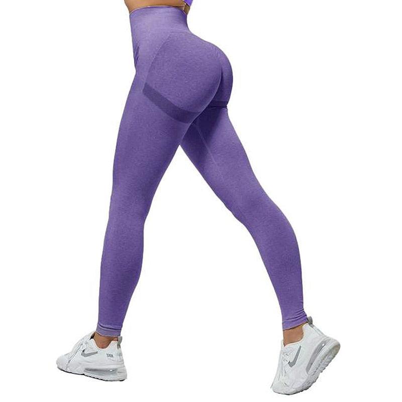 Trending Leggings - Women Seamless Smile Sexy Leggins Mujer High Waist Push Up Women's Sports Pants Gym Exercise Female Clothing (2U24)(BAP)(TBL)