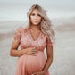Sequin Tulle Maternity Leisure Dresses - Elegant Pregnancy Baby Shower Photography Props Clothes - Summer Pregnant Women Maxi Gown (Z6)(1Z1)(2Z1)(3Z1)(7Z1) - Deals DejaVu