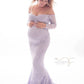 Gorgeous Lace Maternity Dresses for Photo Shoot Long Dress - Mermaid Gown Color Dress for Baby Shower (1U5)(Z6)(Z8)(1Z1)(2Z1)(3Z1)(4Z1)(7Z1)