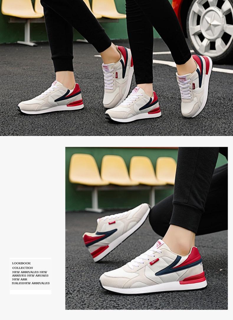 Hot New Casual Gym Shoes - Men Autumn Fashion Lace-up Couple Sneaker Soft Anti-skid - Breathable Zapatos De Mujer High Quality (MSC3)(MSC7)(MSA1)(MCM)(MSA2)(1U12) - Deals DejaVu