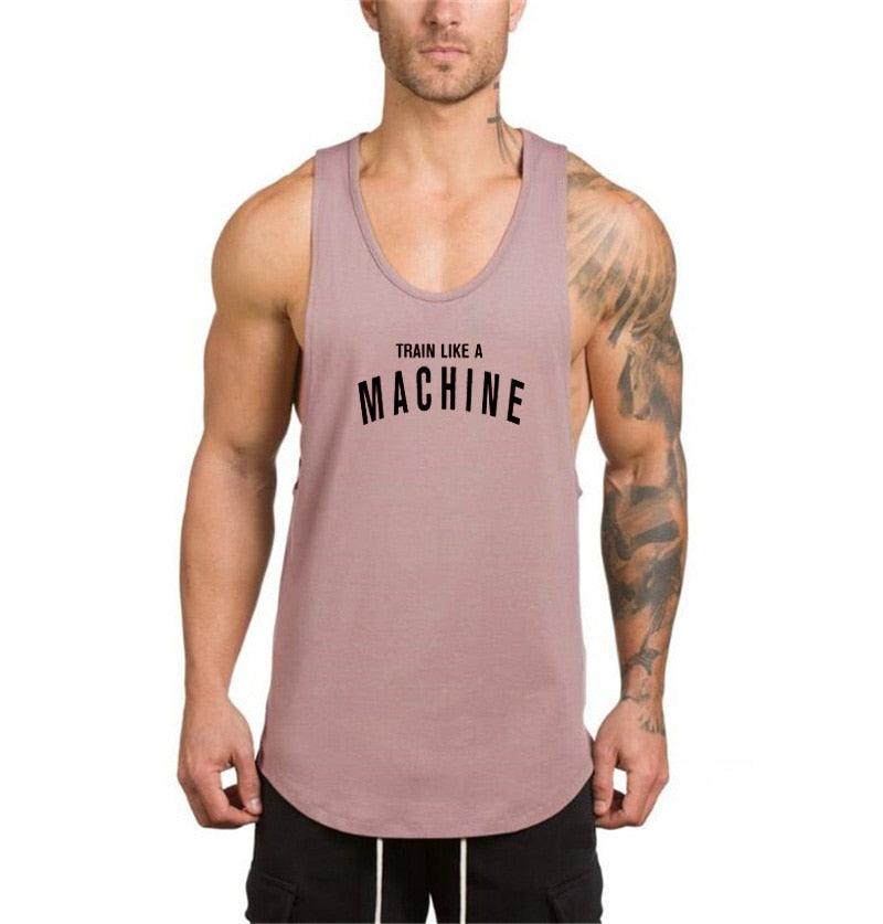 Top Brand gyms clothing - Men Bodybuilding and Fitness Stringer Tank Top Vest sportswear Undershirt -Muscle workout Singlets (TM7)(1U101)(1U100)