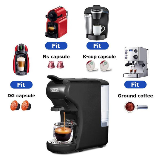 3 in 1 & 4 in 1 multiple capsule espresso coffee machine, pod coffee maker (H2)(1U59)(F59)