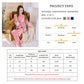 Gorgeous Velvet Warm Women's Pajamas Set - Robes And Pants - Long Sleeve Thick Home Wear Autumn Night Suit (D90)(ZP1)