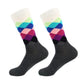 Compression Socks - Unisex Combed Cotton Colorful Socks (1U92)