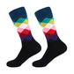 Compression Socks - Unisex Combed Cotton Colorful Socks (1U92)
