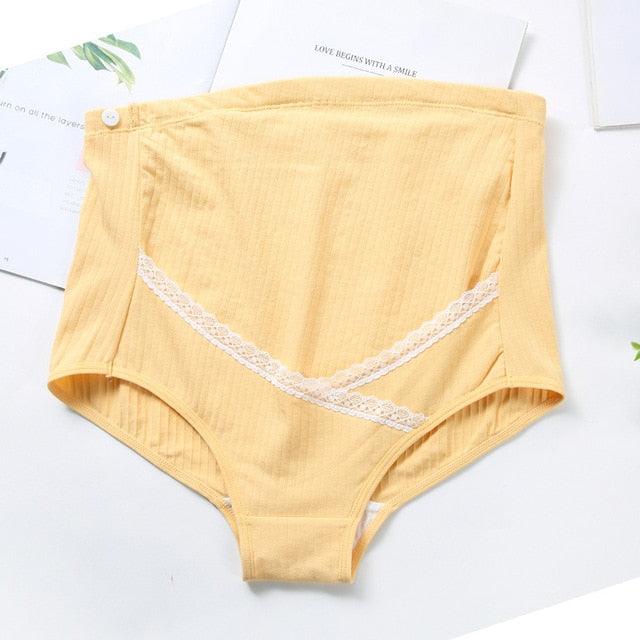 High Waist Maternity Underwear - Pregnant Cotton Breathable Belly Support Women Panties - Comfortable Maternity Panties (D6)(5Z2)(7Z2)