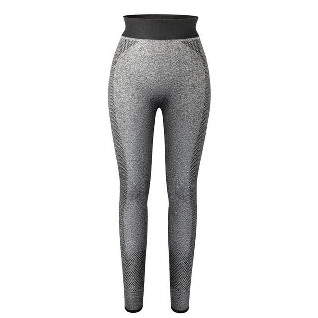 Beautiful High Waist Women Workout Leggings - Fitness Seamless Sports Gym Pants -Sexy Fashion Slim Pants (1U31)(1U24)