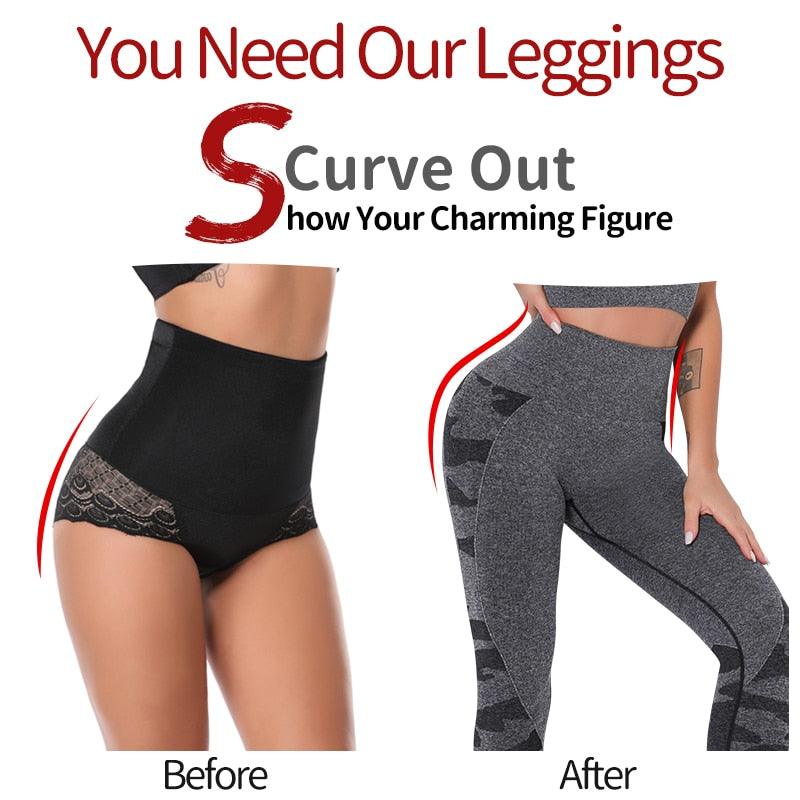 Cute High Waist Seamless Leggings - Women Butt Lifting Legging - Tummy Fitness Slim Workout Pants (1U31) (1U24)