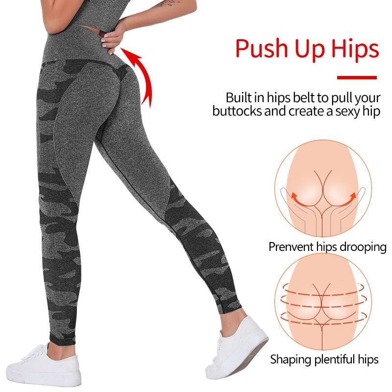 Cute High Waist Seamless Leggings - Women Butt Lifting Legging - Tummy –  Deals DejaVu