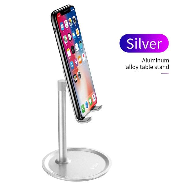 Mobile Phone Holder Stand for iPhone X XS iPad Air Smartphone Metal Desk Desktop Phone Mount Holder (TLC2)