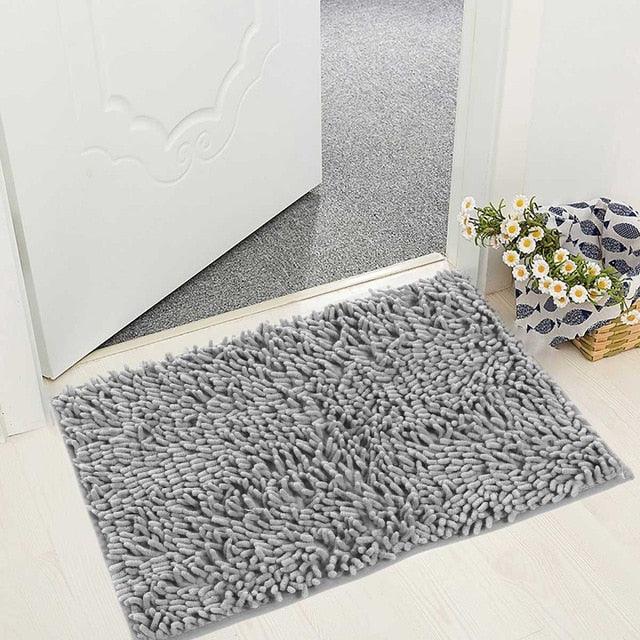 Home Nordic Bath Mat Non Slip Thicken Chenille Door Mat Bedroom Bathroom Carpet Rugs 60x90cm Kitchen Toilet Floor (RU4)(RU3)(1U68)