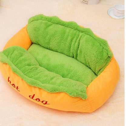 Hot Dog Bed Pet Cute Dog Beds - Small Dogs Warm Cat Sofa Cushion Soft Pet Sleeping Bag Pet Mat (4W3)(6W3)