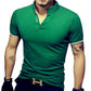 Hot Sale Men's V Neck Trending T Shirt - Fashion Solid Short Sleeve T Shirt - Slim Fit Men's Top (TM2)