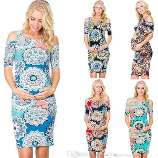 Hot Sale Summer Maternity Dresses - Plus Size Photo Dress - Cotton Pregnancy Dress (D5)(Z9)(5Z1)(Z7)(3Z1)