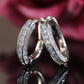 Gorgeous Small Hoop Earrings - Women Three Colors Available Micro Paved CZ Anniversary Accessory (2JW3)1
