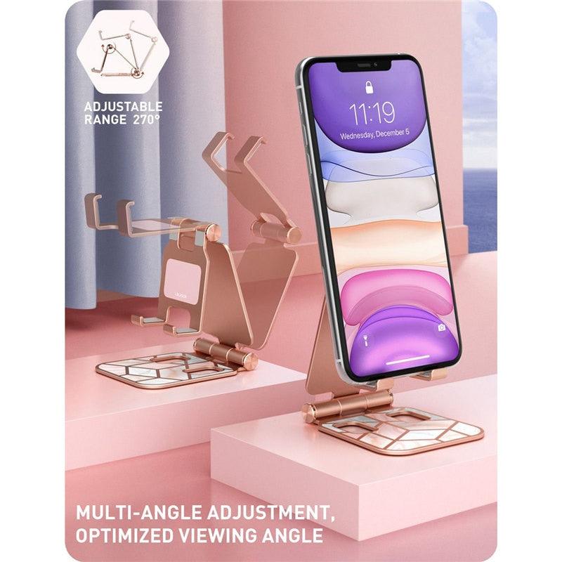 Adjustable Cell Phone Stand Holder Phone Dock Multi Angle Compatible with Smart Phone For iPhone For Android Smartphone (RS)(1U50)(TLC2)(1U47)