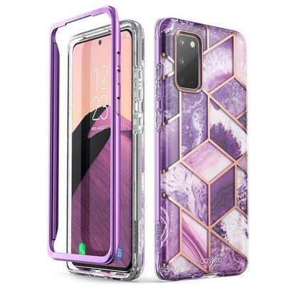 Samsung Galaxy S20 Case / S20 5G Case Full-Body Glitter Marble Bumper Cover WITHOUT Built-in Screen Protector (D50)(RS6)(1U50)