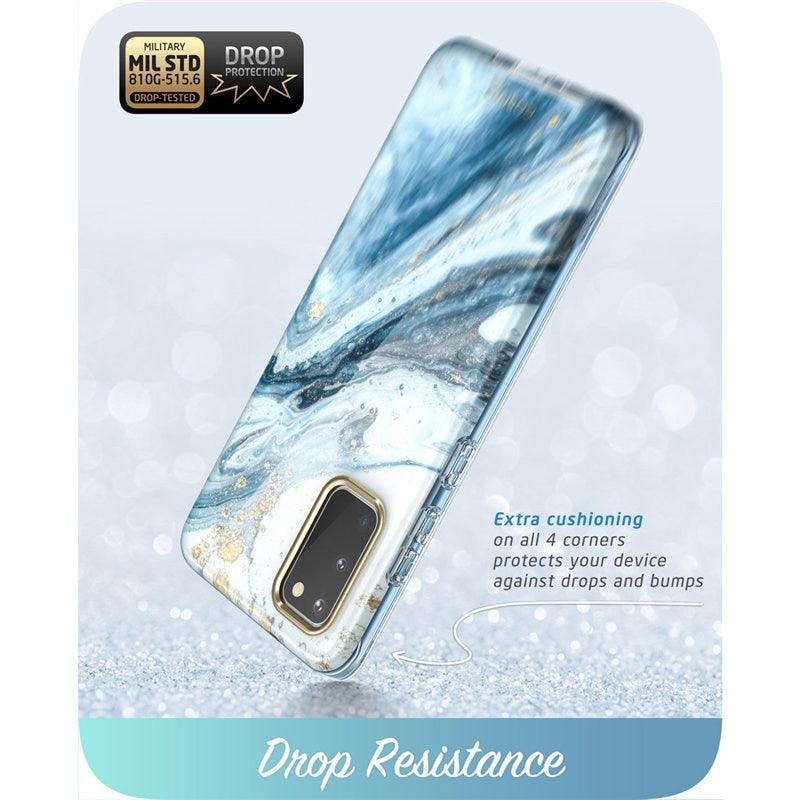 Samsung Galaxy S20 Case / S20 5G Case Full-Body Glitter Marble Bumper Cover WITHOUT Built-in Screen Protector (D50)(RS6)(1U50)