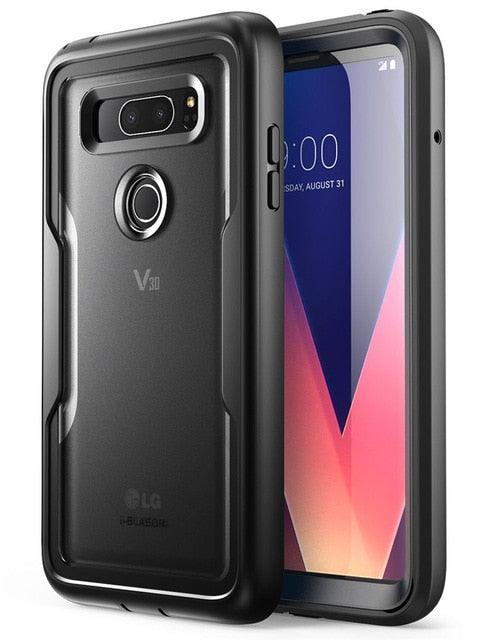 LG V30 Case Magma Full Body Shock Reduction Cover with Built-in Screen Protector For LG V30 / V30 Plus / V30S 2017 (RS6)(1U50)