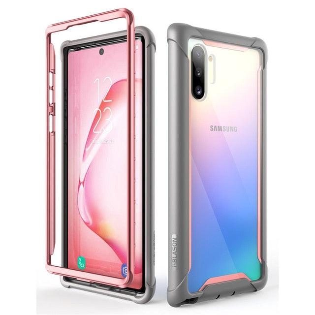 Samsung Galaxy Note 10 Case (2019) Ares Full-Body Rugged Clear Bumper Cover WITHOUT Built-in Screen Protector (RS6)(1U50)