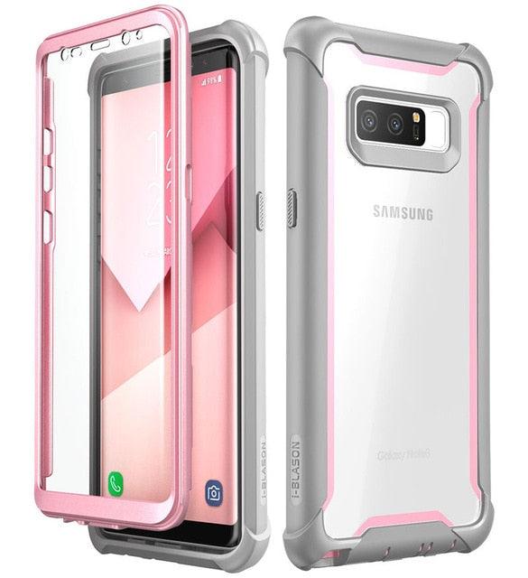 Samsung Galaxy Note 8 Case Original Ares Series Full-Body Rugged Clear Bumper Case with Built-in Screen Protector (RS6)(1U50)