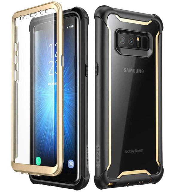 Samsung Galaxy Note 8 Case Original Ares Series Full-Body Rugged Clear Bumper Case with Built-in Screen Protector (RS6)(1U50)