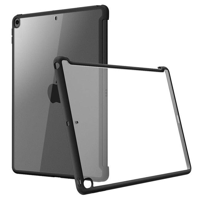 iPad 10.2 Case (2019) 7th Generation Clear Slim Hybrid Cover,Compatible with Official Smart Cover/Smart Keyboard (TLC3)(1U47)
