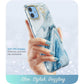 iPhone 11 Case 6.1 inch (2019 Release) Cosmo Full-Body Glitter Marble Bumper Cover with Built-in Screen Protector (RS6)(1U50)