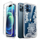 New iPhone 12 Case/12 Pro Case 6.1" (2020), Cosmo Full-Body Glitter Marble Bumper Case with Built-in Screen Protector (RS6)(1U50)