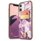 iPhone 12 Case/For iPhone 12 Pro Case 6.1" (2020) Cosmo Wallet Slim Designer Card Slot Wallet Case Back Cover (RS6)(1U50)