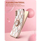 iPhone Xs Max Case - Cosmo Snap Slim Marble Cover with Built-in Rotatable Ring Holder Kickstand Support Car Mount (RS6)(1U50)