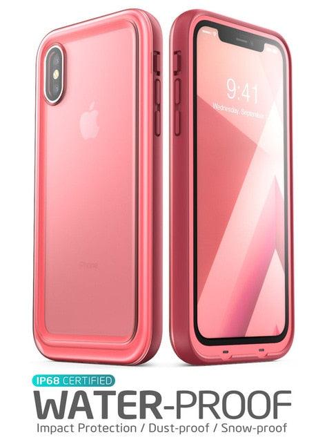 iPhone X Xs Case 5.8 inch Aegis Waterproof Case Cover - Full Body Rugged Case with Built-in Screen Protector (RS6)(F50)