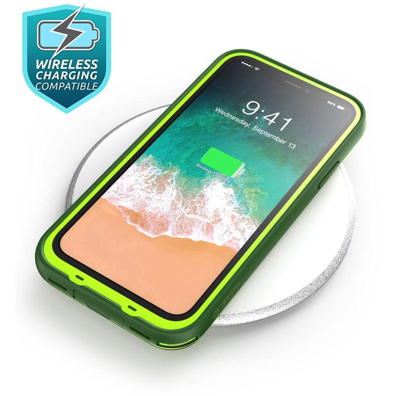 iPhone X Xs Case 5.8 inch Aegis Waterproof Case Cover - Full Body Rugged Case with Built-in Screen Protector (RS6)(F50)