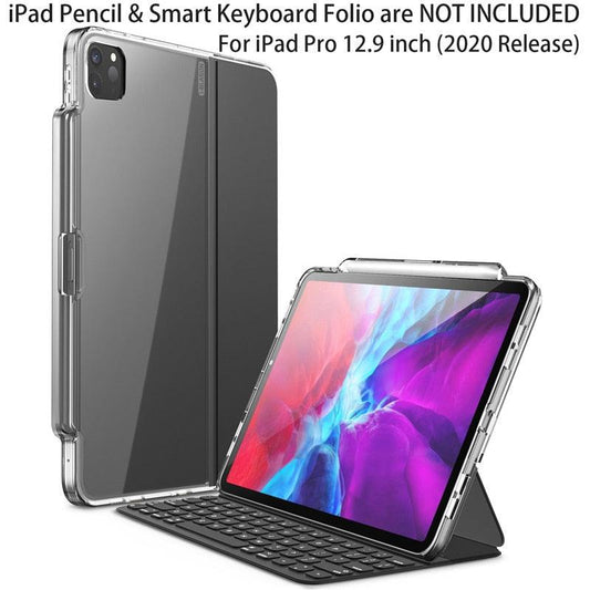 Great Case For iPad Pro 12.9 (2020) [ONLY Compatible with Official Smart Keyboard Folio] Hybrid Cover with Pencil Holder (TLC3)(1U47)