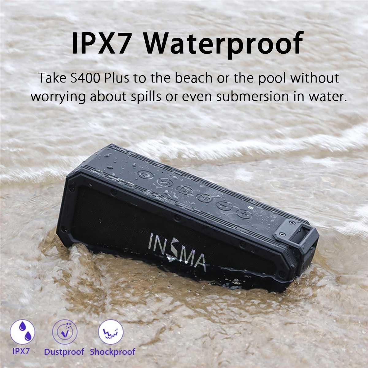 S400 PLUS 40W bluetooth Speaker - NFC Portable Speakers IPX7 Waterproof Subwoofer (HA3)(HA)(1U57)