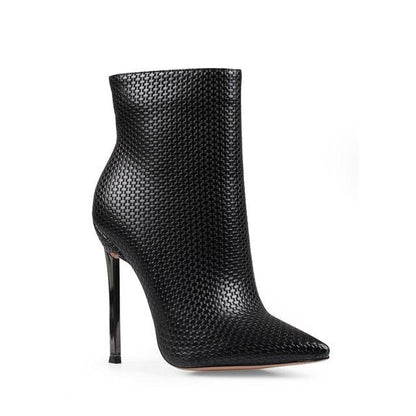 Great Women's Ankle Boots - Sexy Pointed Toe - Thin High Heels Booties Party Shoes (1U38)(1U36)(U42)(BB1)(BB2)