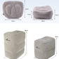 Inflatable Height Adjustable Flight Footrest Pillow - Two Valves Design Inflatable Travel Pillow (6LT1)(F105)