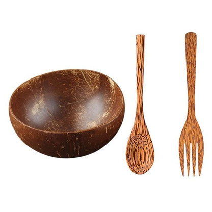 Natural Coconut Bowl Fruit Decoration Fruit Salad Noodle Bowl (D61)(AK7)(AK6)