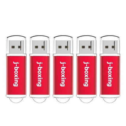 5PCS USB Flash Drives 1GB 2GB 4GB 8GB 16GB 32GB Rectangle Pen Drive with Cap Thumb Drives (CA3)(1U52)