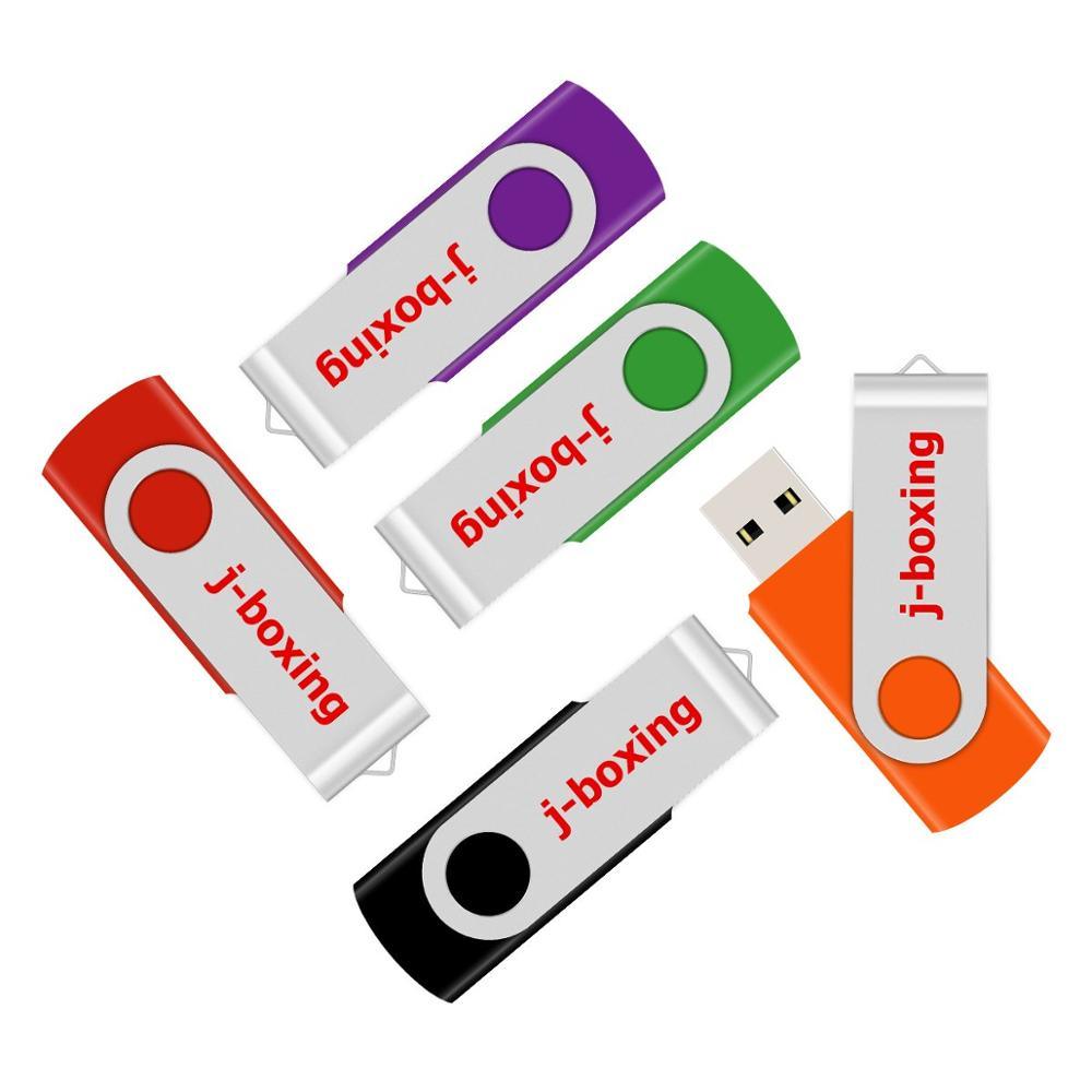 USB Flash Drives - Thumb Drive Metal Swivel Pendrives 1GB 2GB 4GB 8 GB 16 GB 32 GB Multicolor for PC Mac Tablet 5PCS/Pack (D52)(CA3)(1U52)