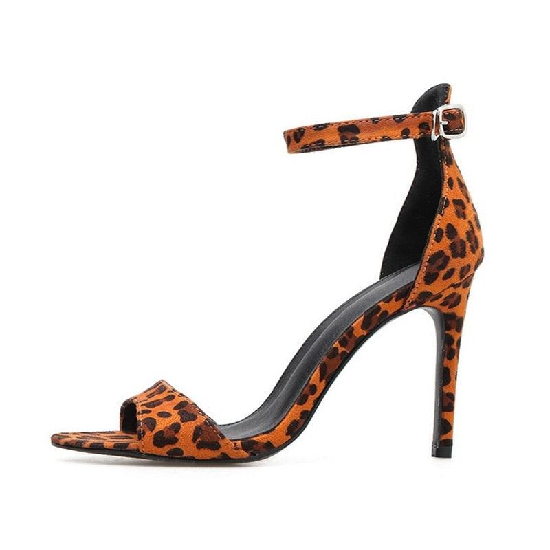 Sexy High Heeled Women Fashion Sandals Ankle Buckle - Open Toe Sandals (SH2)(SS1)(WO3)(CD)