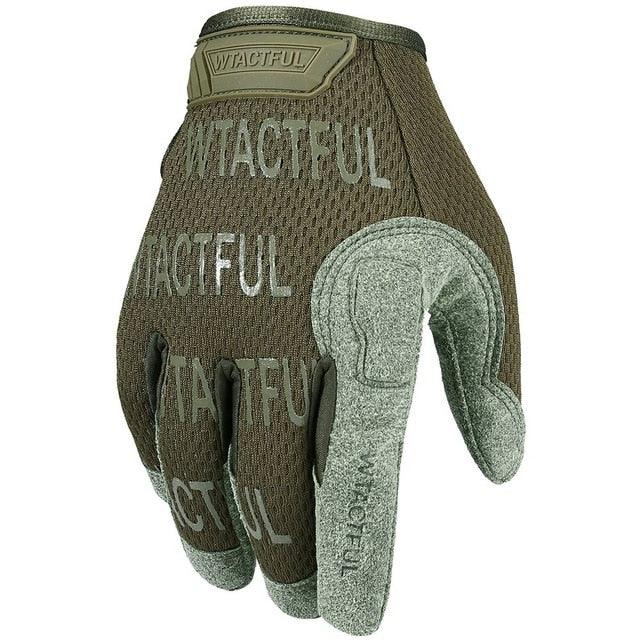 Tactical Gloves Full Finger Glove Men Mittens Army Military Paintball Airsoft Shooting Cycling Breathable Microfiber New(4AC1)