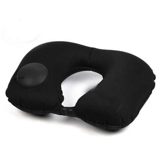 Automatic Inflatable Airplane Neck Pillow Travel Portable Neck Air Cushion Pillow (6LT1)