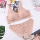 Gorgeous Sexy Women's Lace Bra And Panty Set - Front Closure Seamless Bra - Briefs Push Up Bra Set (TSB4)