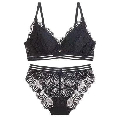 Sexy Lace Bras - Women's Underwear Sets - Push Up Brassiere - Female Lingerie + Bra set (TSB4)