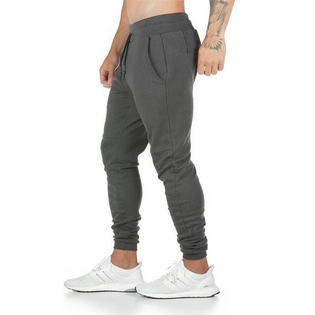 Joggers Sweatpants - Men Casual Pants - Solid Color Gyms Fitness Workout Sportswear Trousers (TG4)